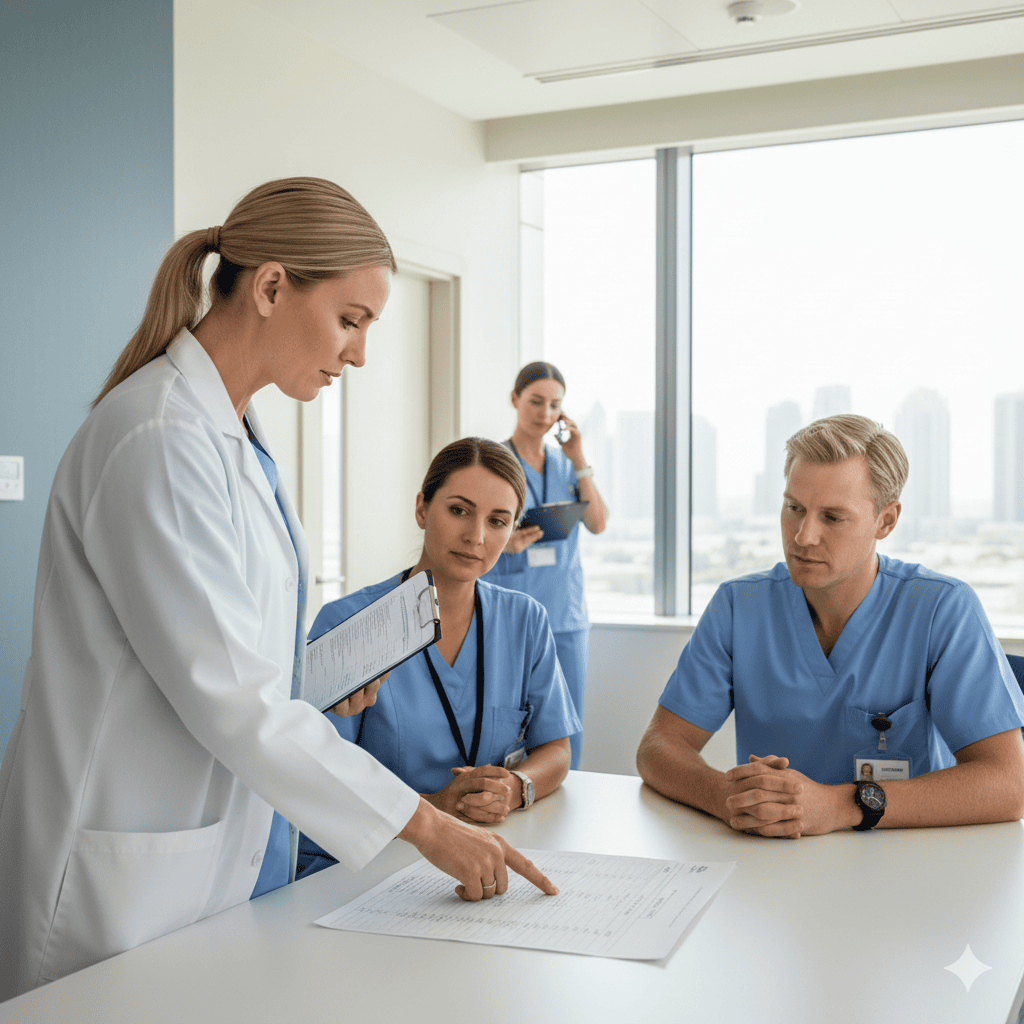 SBAR Handover in Gulf Private Hospitals: A Calm, Repeatable Standard for Western-Trained Clinicians